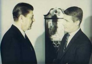 Governor Reagan & Charles Rowe Rook
